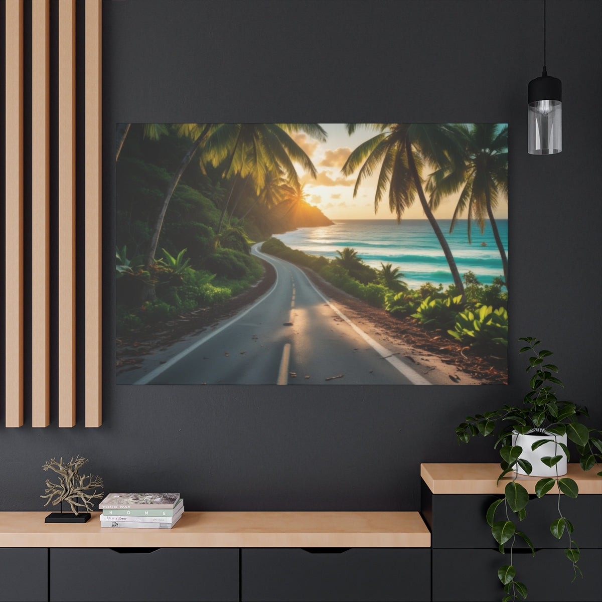 Sunlit Coastal Drive