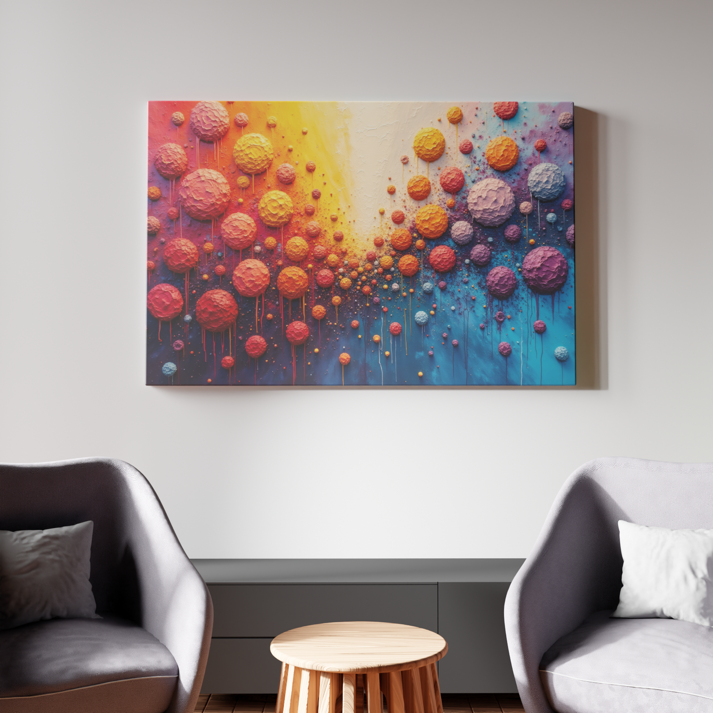 Celestial Orbs in Vibrant Harmony