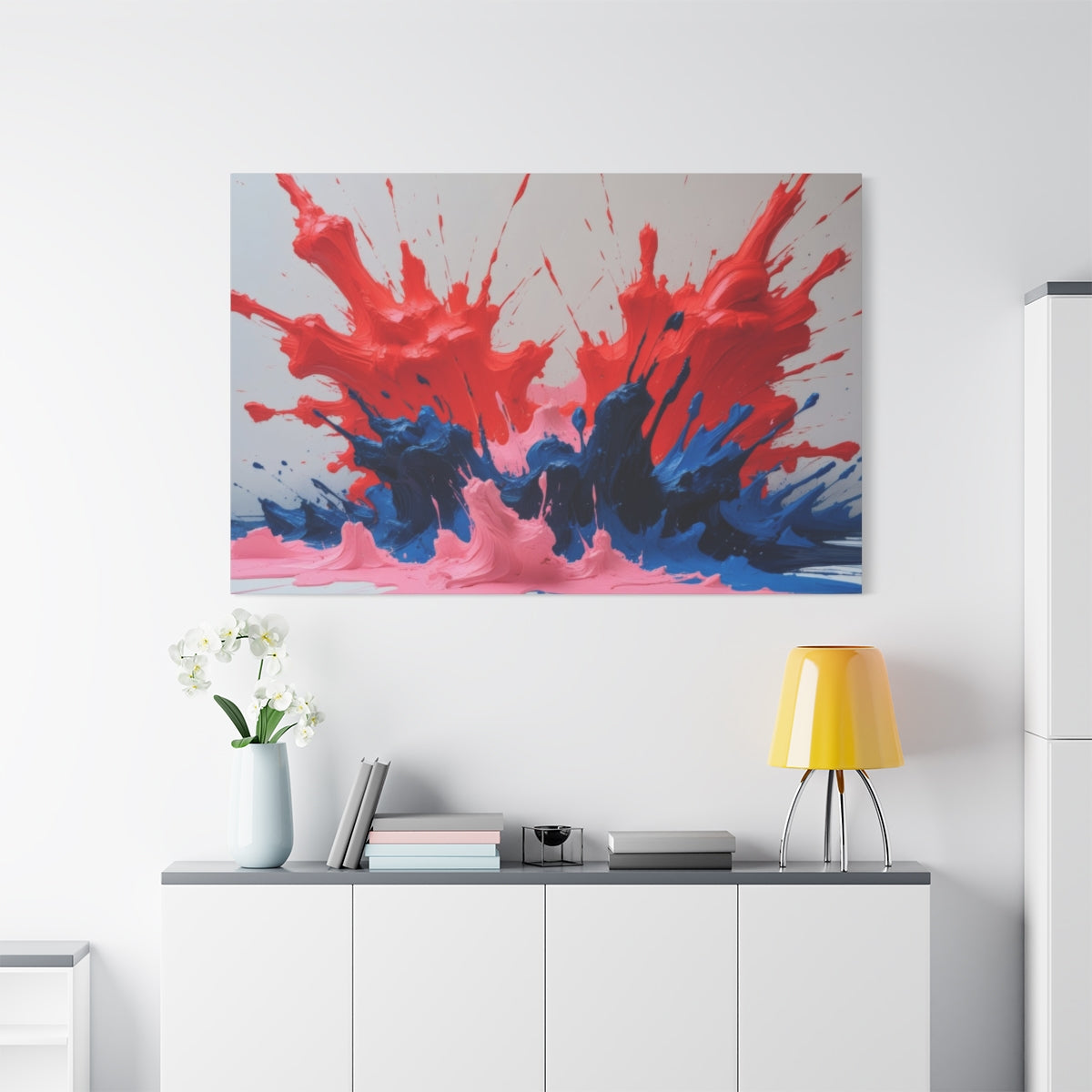 Vibrant Paint Splash Symphony
