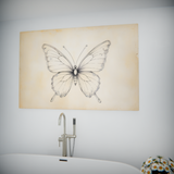Vintage Butterfly Sketch