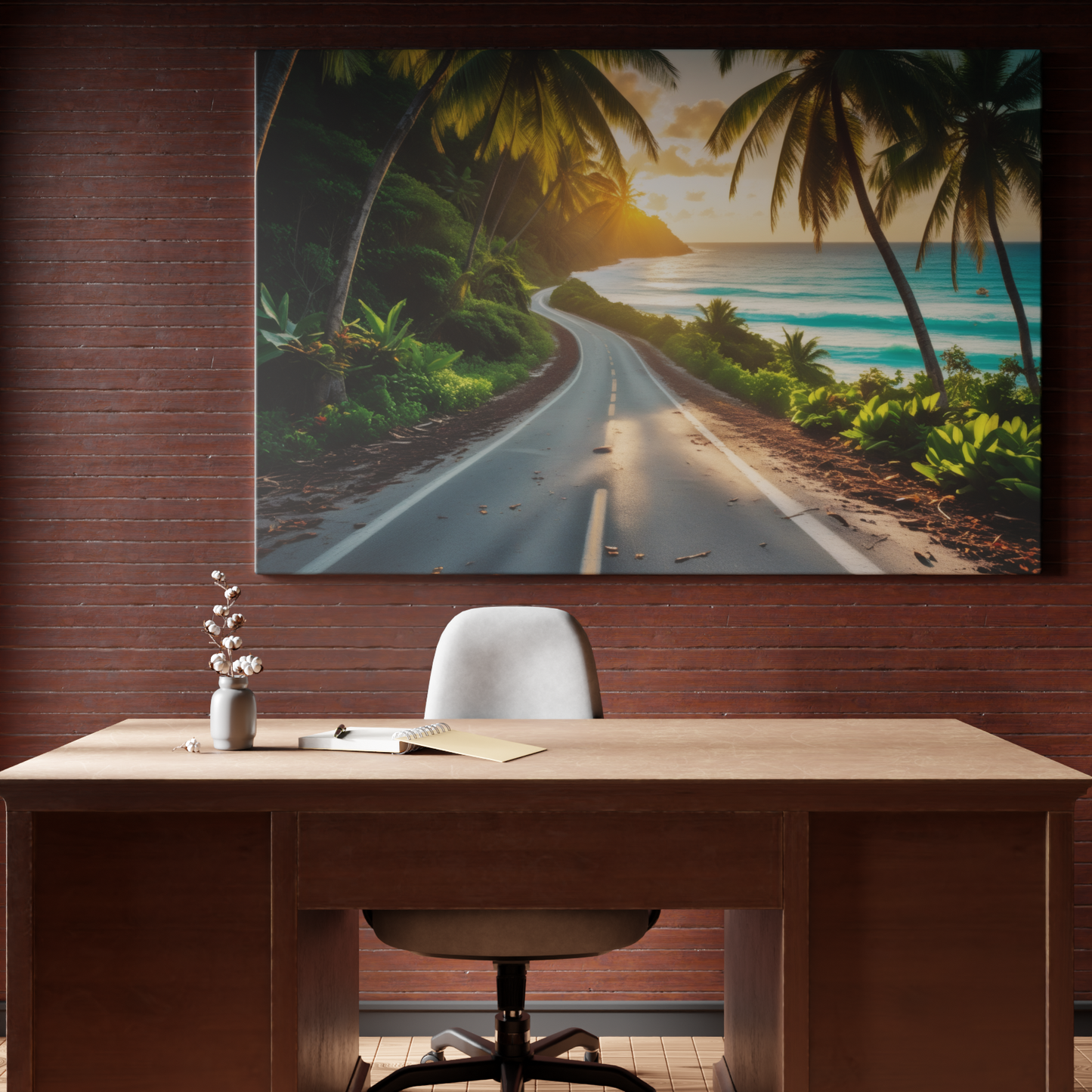 Sunlit Coastal Drive