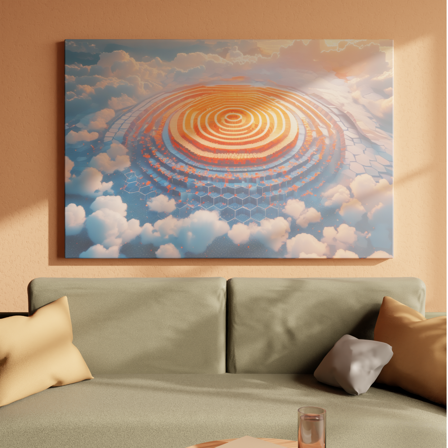 Celestial Concentric Dawn