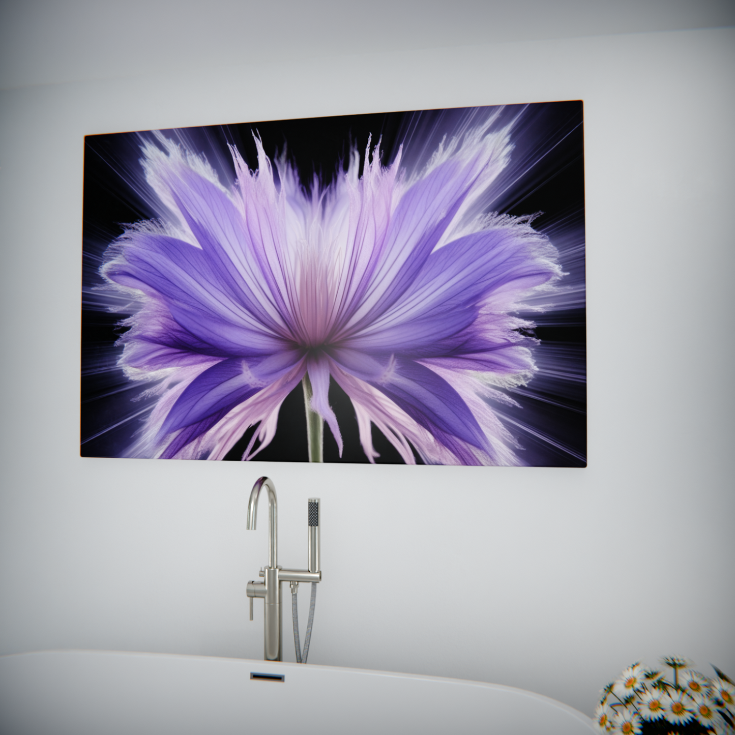 Radiant Blossom Exploding