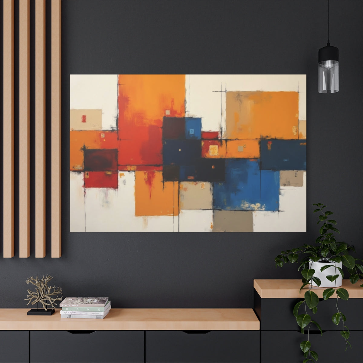 Vibrant Geometric Kaleidoscope