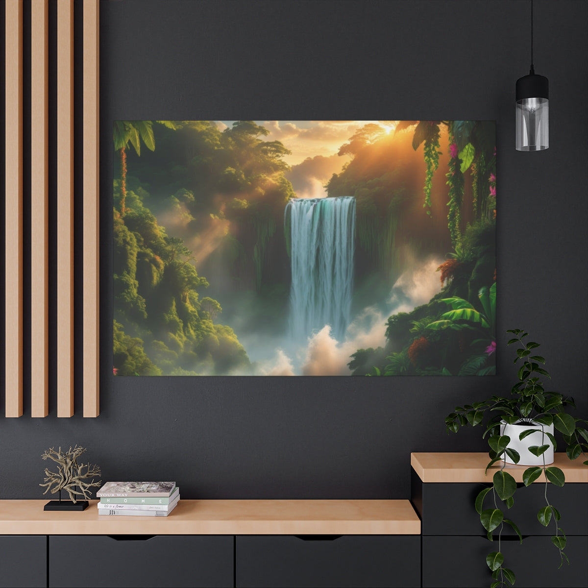 Misty Jungle Falls