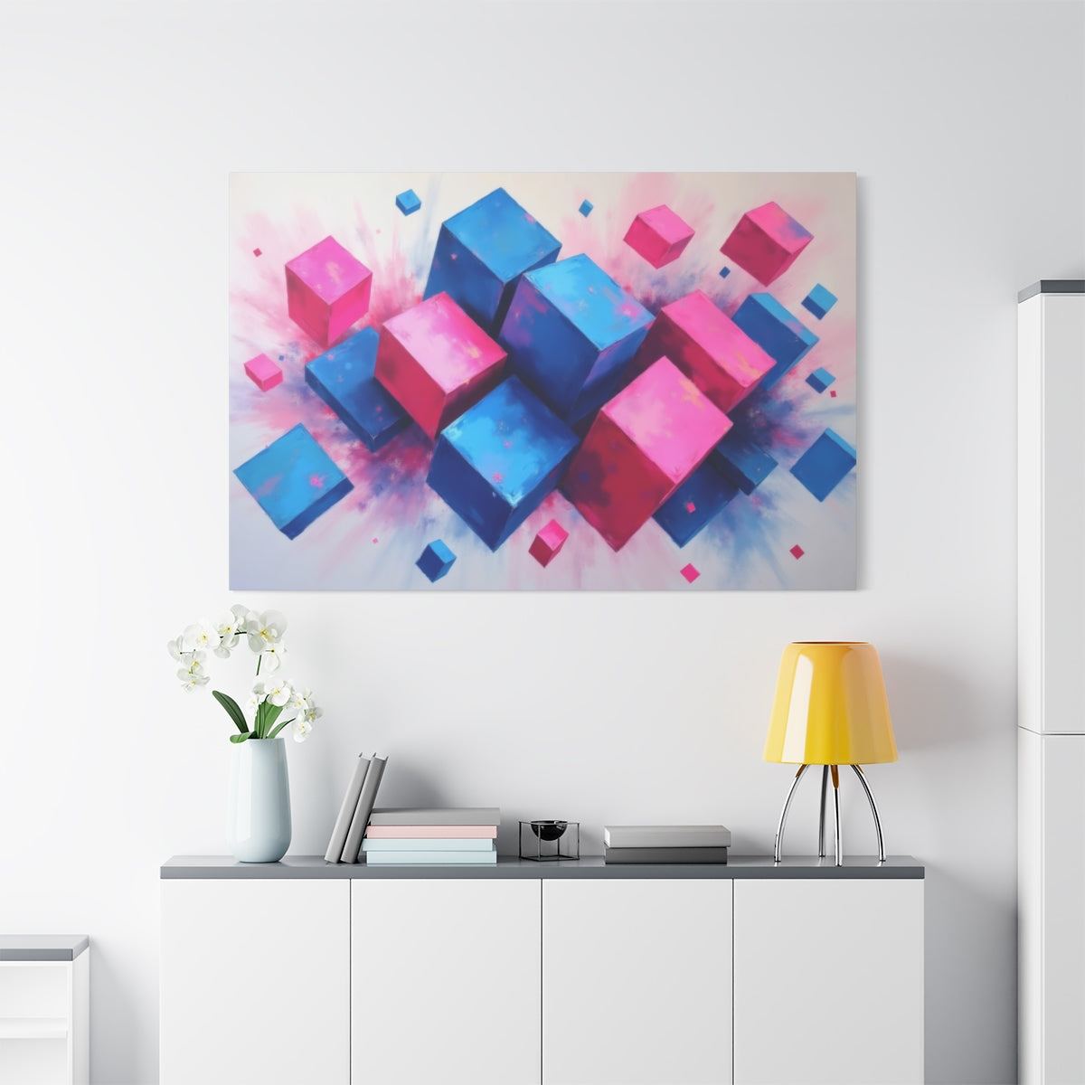 Cubes of Vibrant Imagination