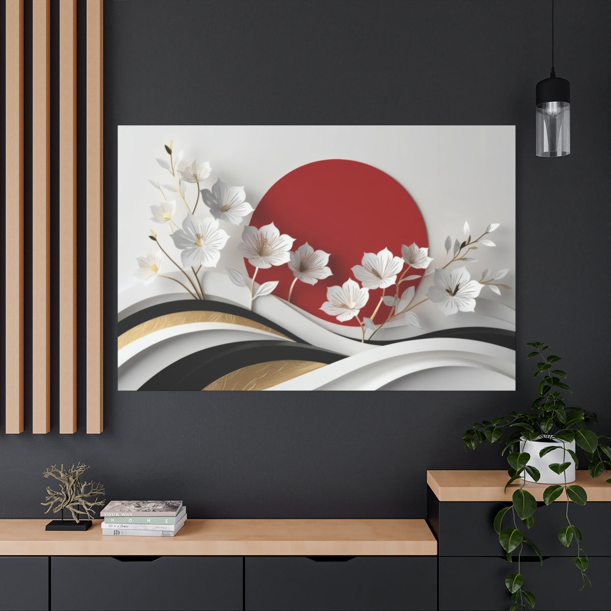 Serenity in Bloom: Radiant Harmony