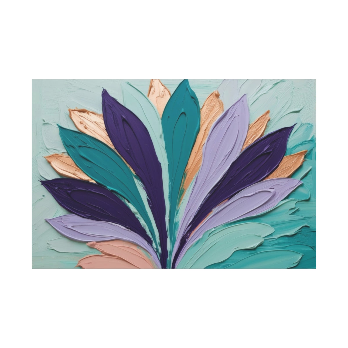 Blossoming Petals in Abstract Harmony