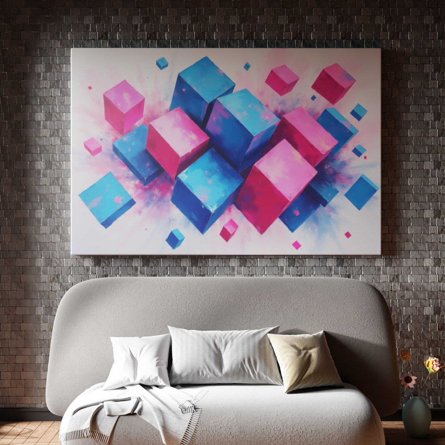 Cubes of Vibrant Imagination