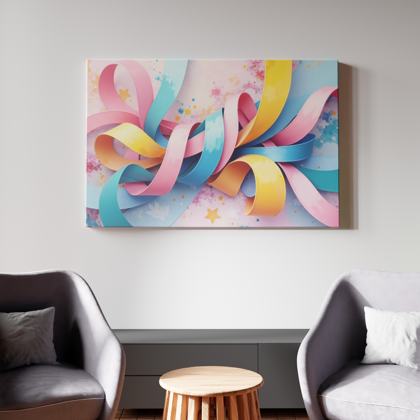 Vibrant Whirl of Joy