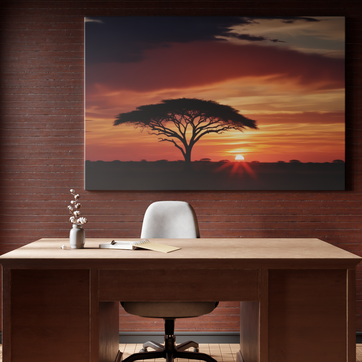 African Sunset Serenade