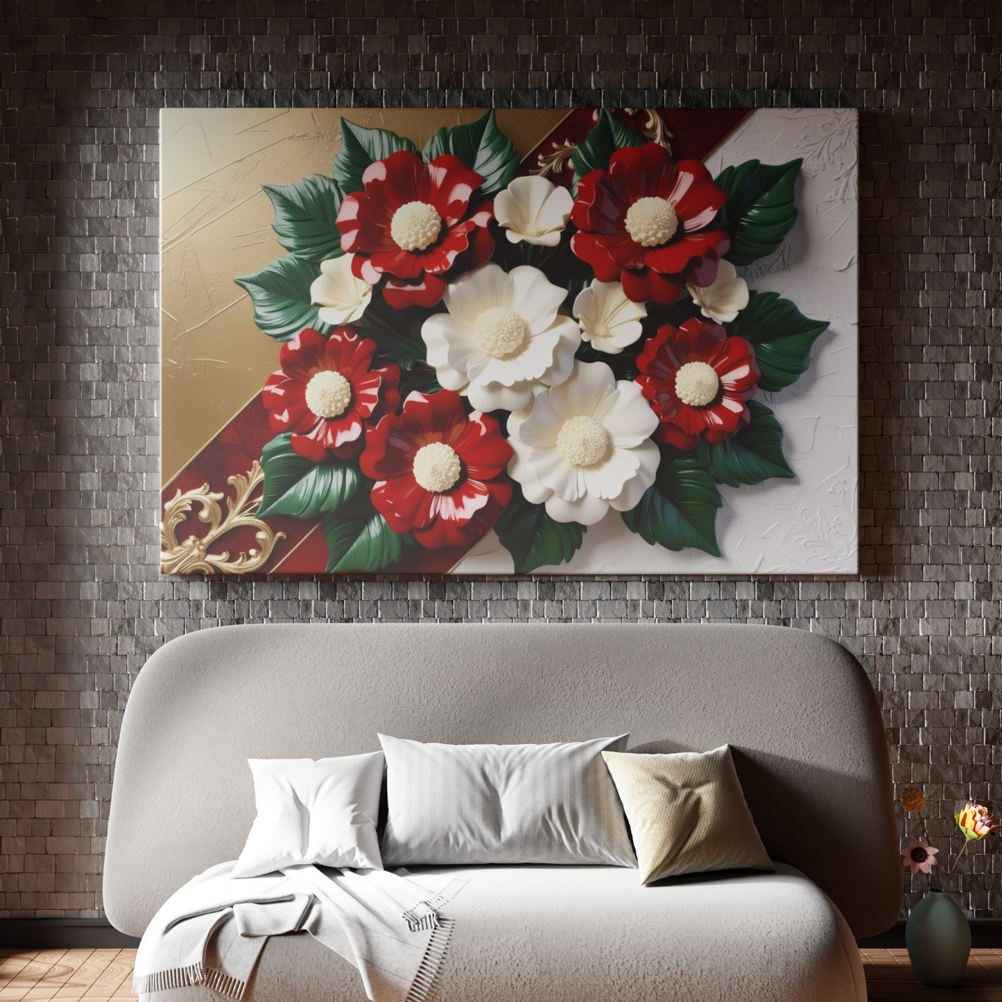 Opulent Floral Fusion
