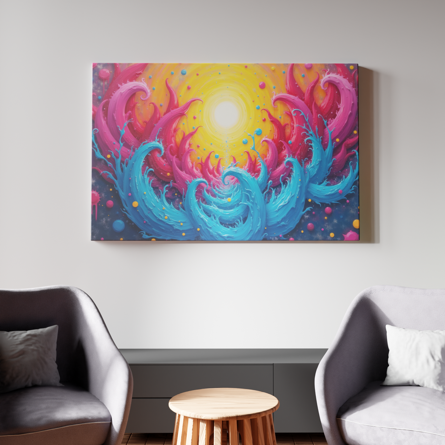 Vortex of Vivid Waves