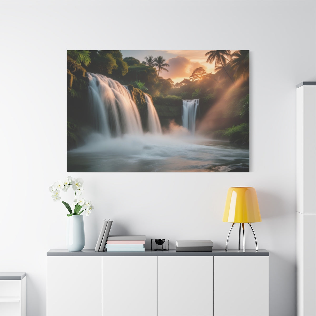 Sunset Serenity at Jungle Falls