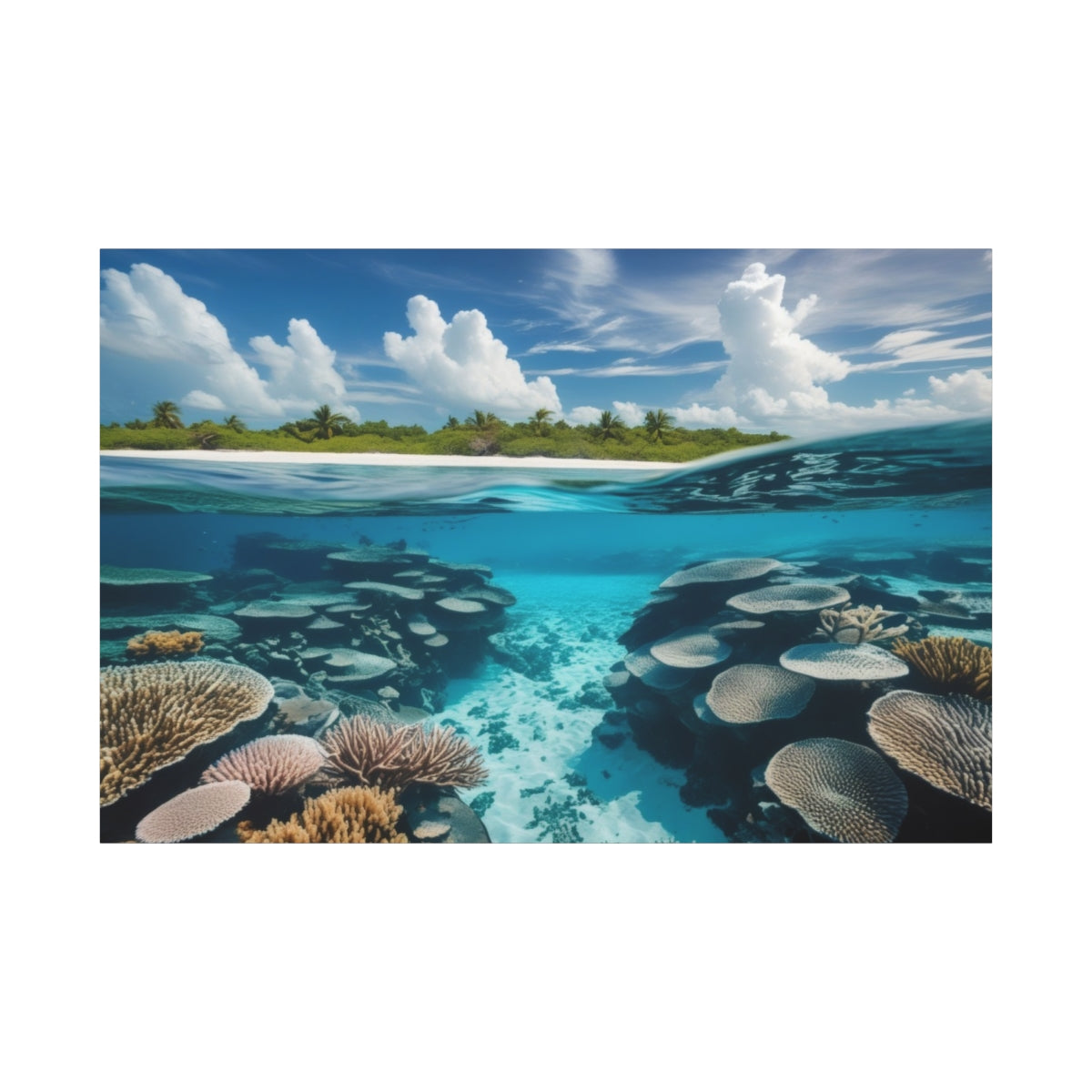Beneath the Waves: A Tropical Dreamscape