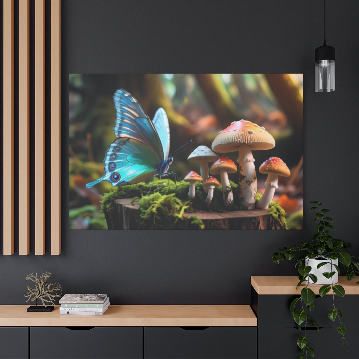 Whimsical Elegance in Forest Light