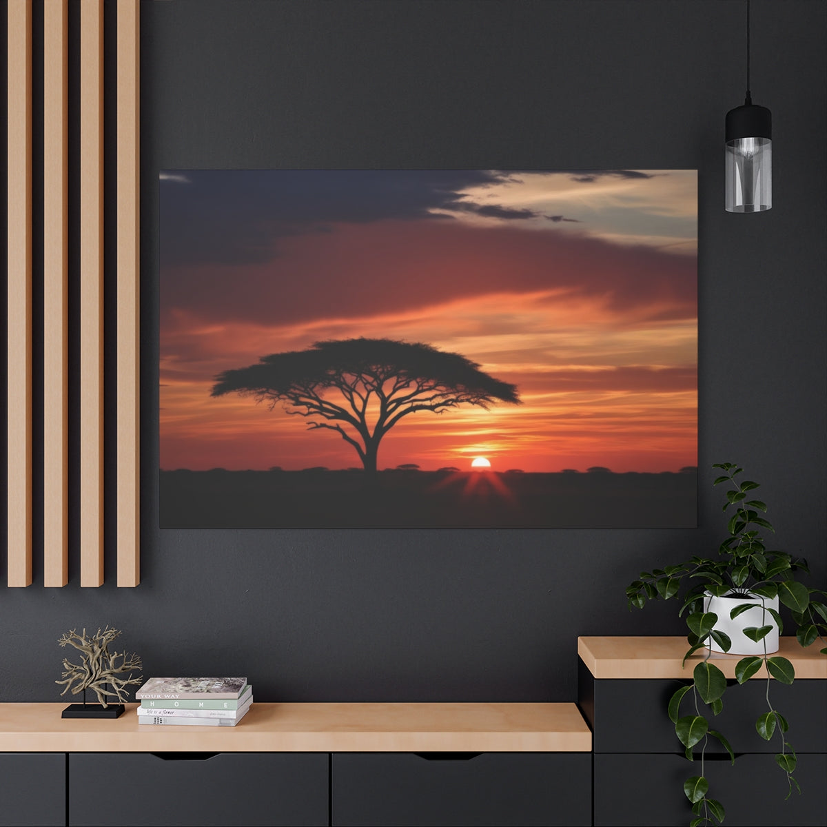 African Sunset Serenade