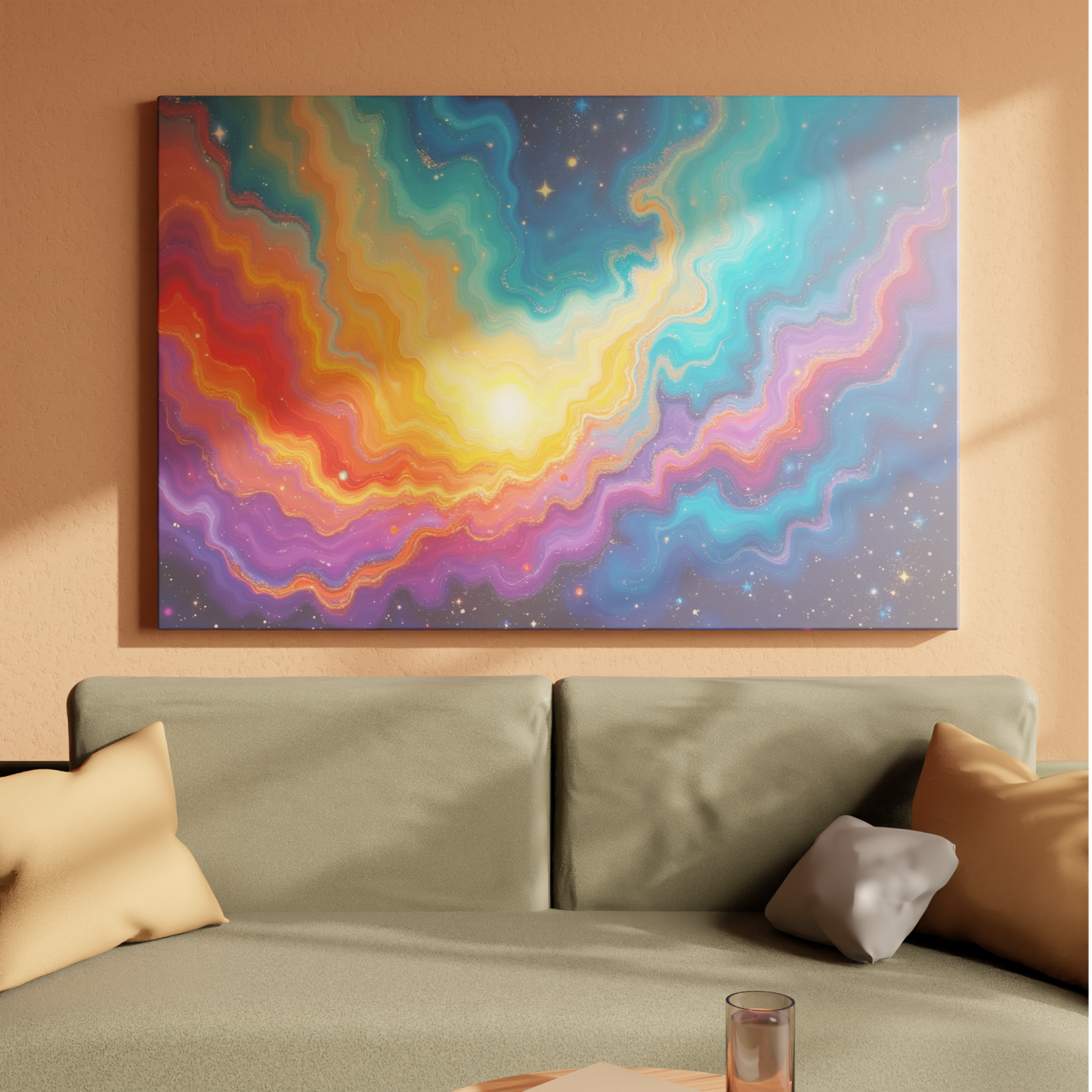 Cosmic Swirl of Colors