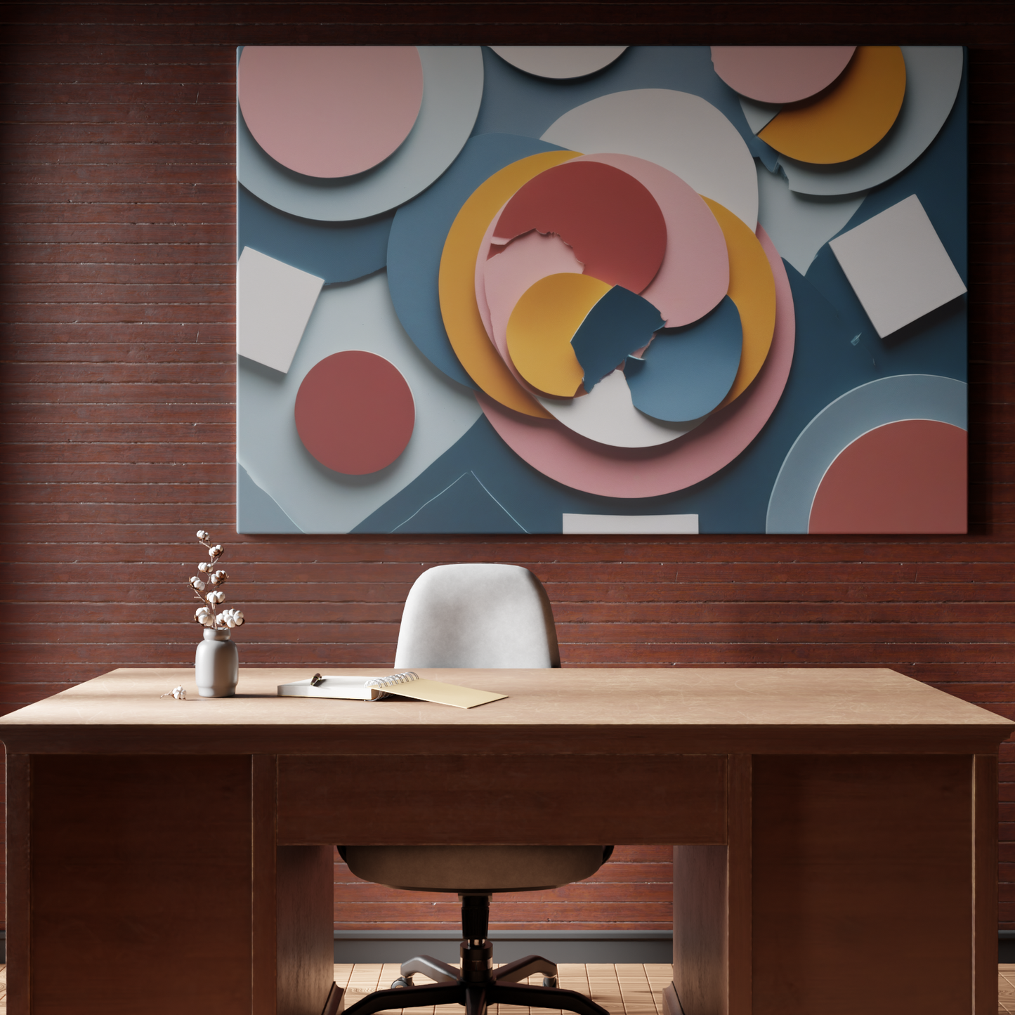 Abstract Geometry of Circles and Squares