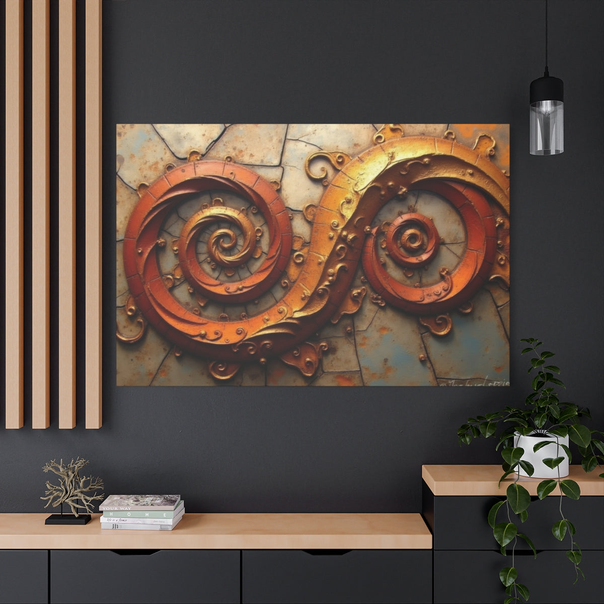 Bronze Swirl Symphony