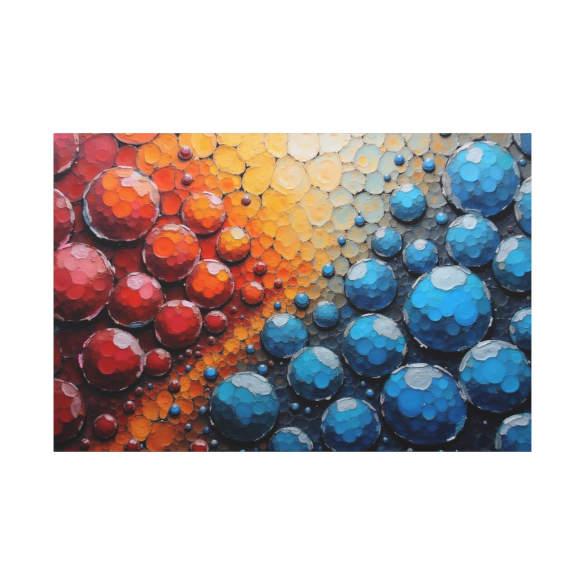 Chromatic Spheres Collision