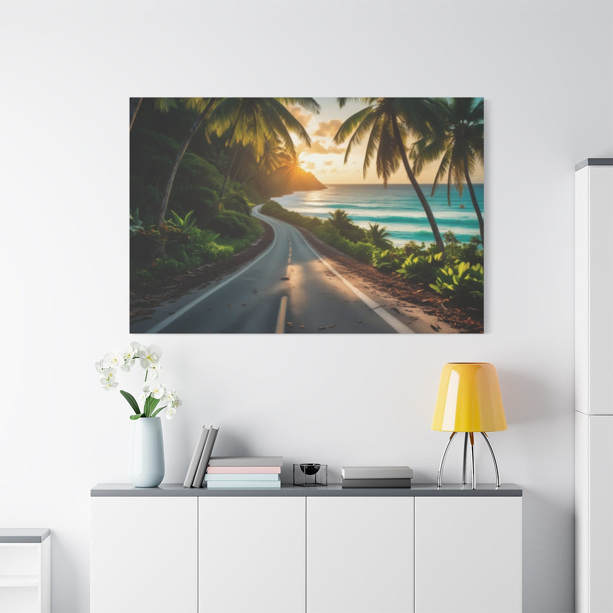 Sunlit Coastal Drive