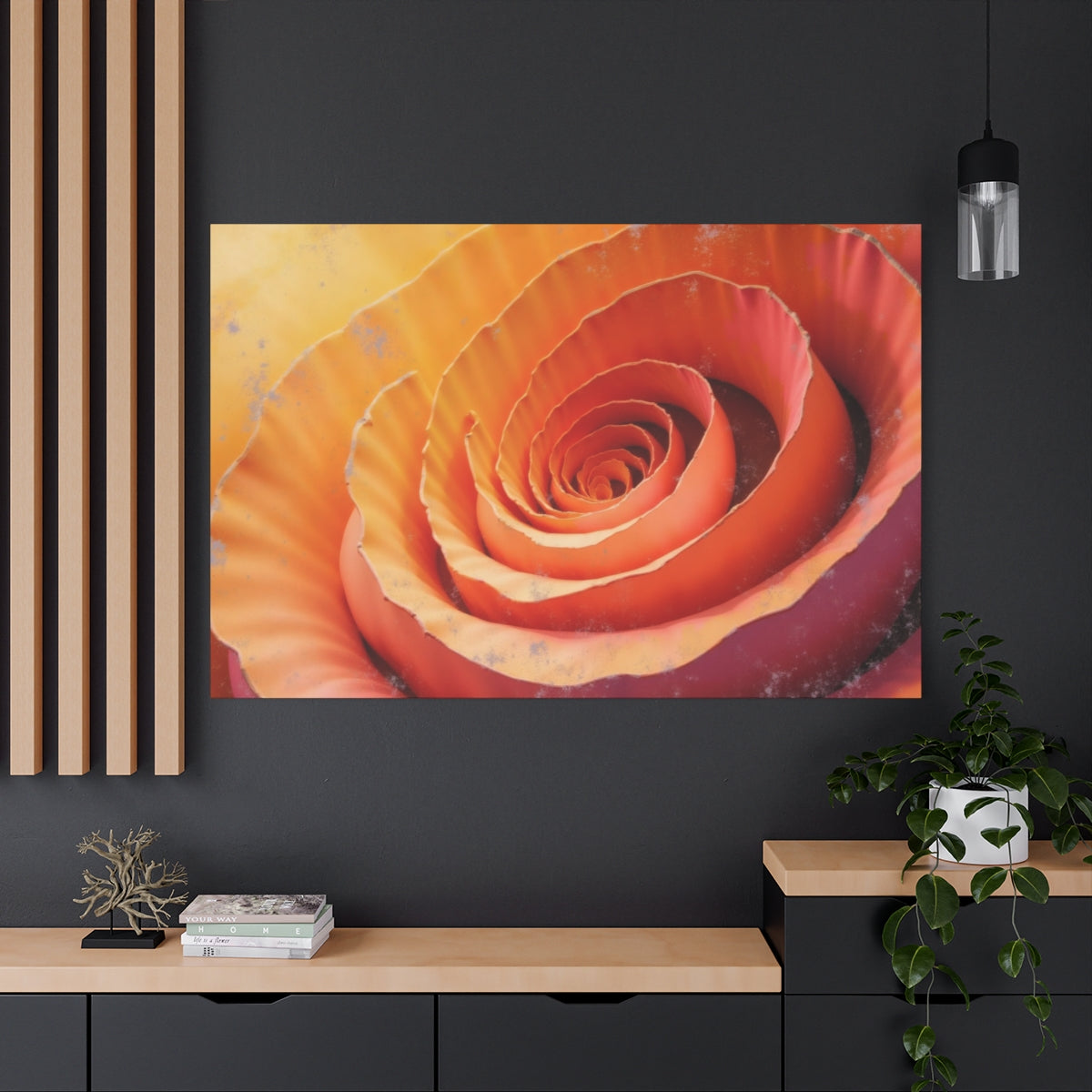 Petals in a Spiral Dance