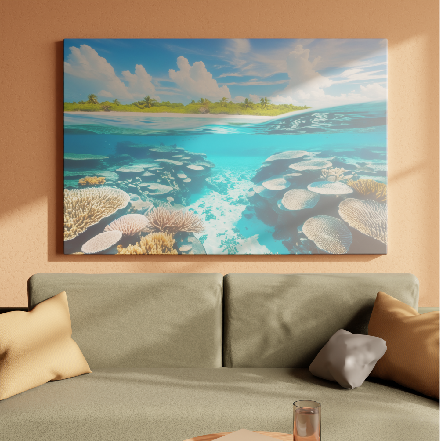 Beneath the Waves: A Tropical Dreamscape