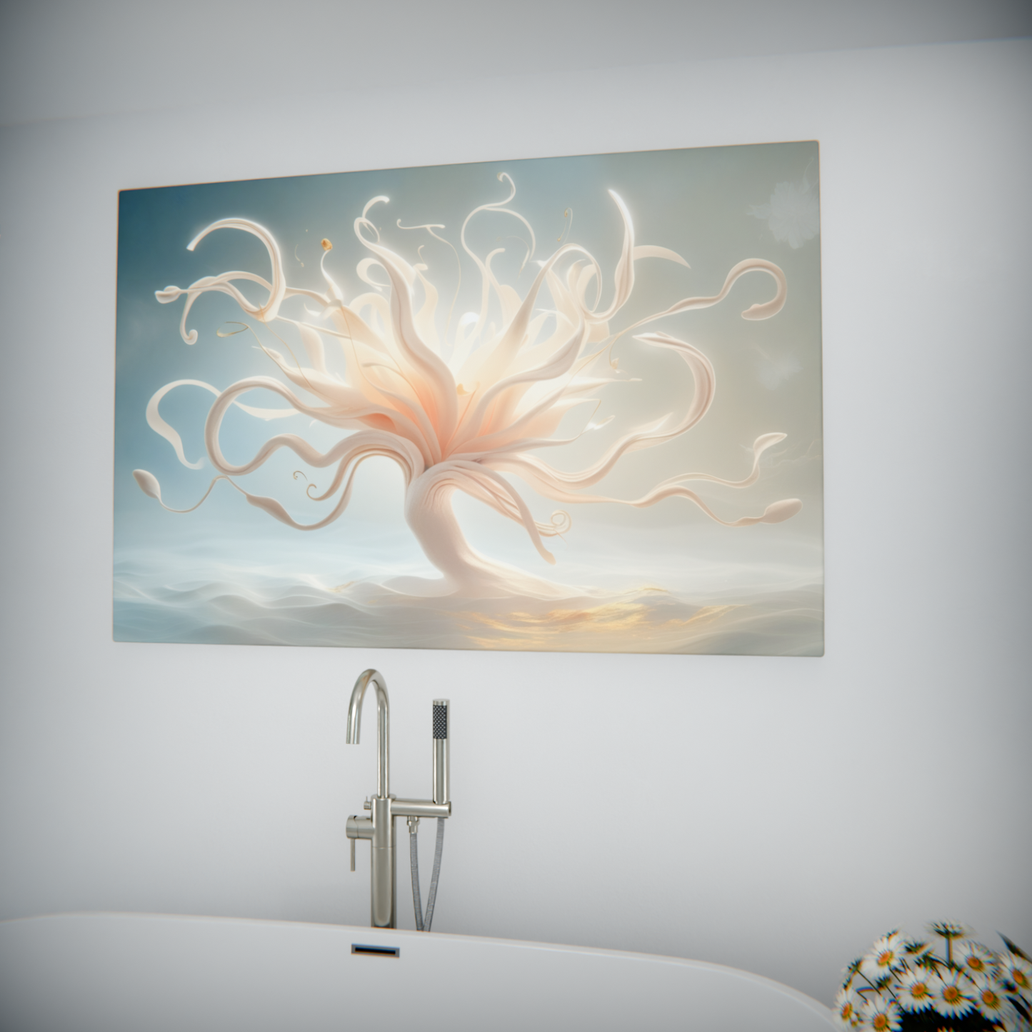 Ethereal Blossom: A Dance in Light