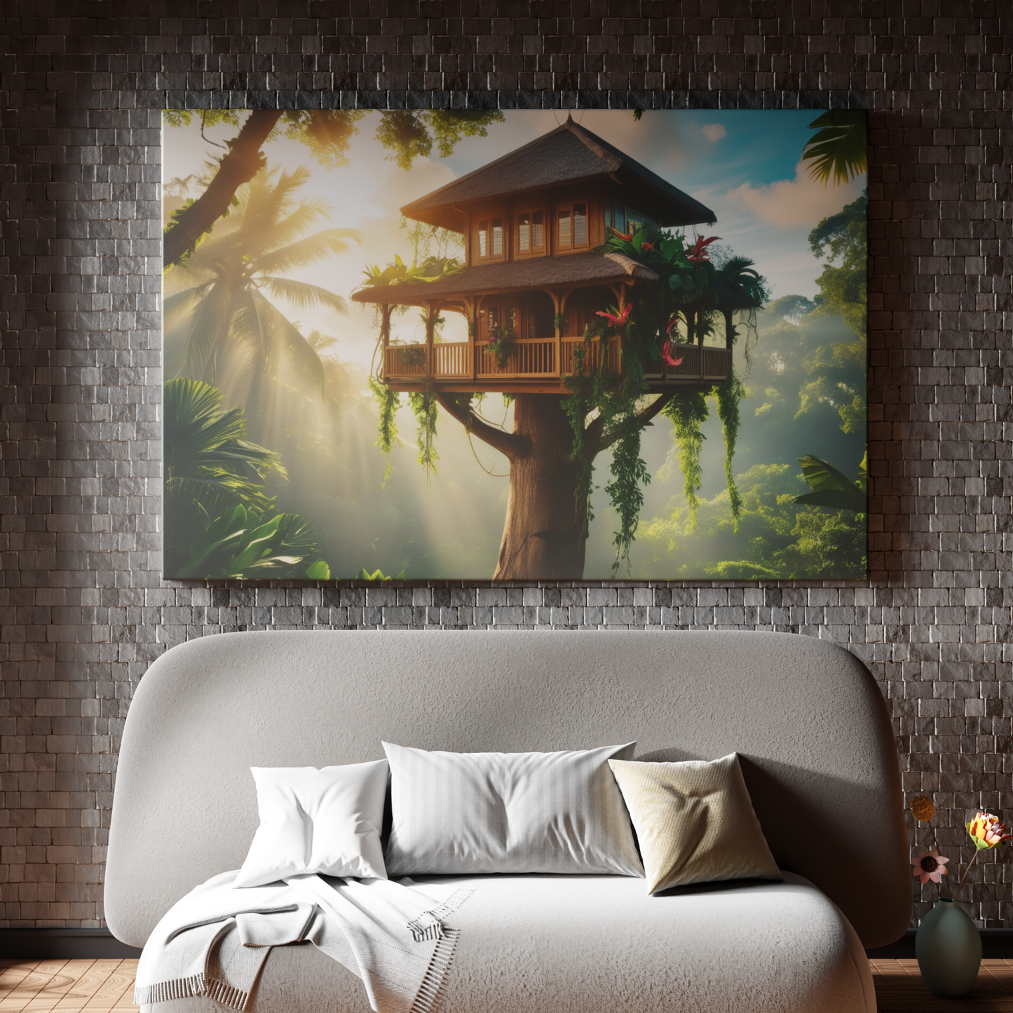 Sunlit Jungle Retreat
