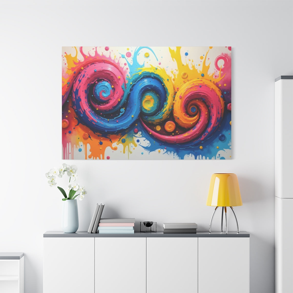 Colorful Cosmic Dance