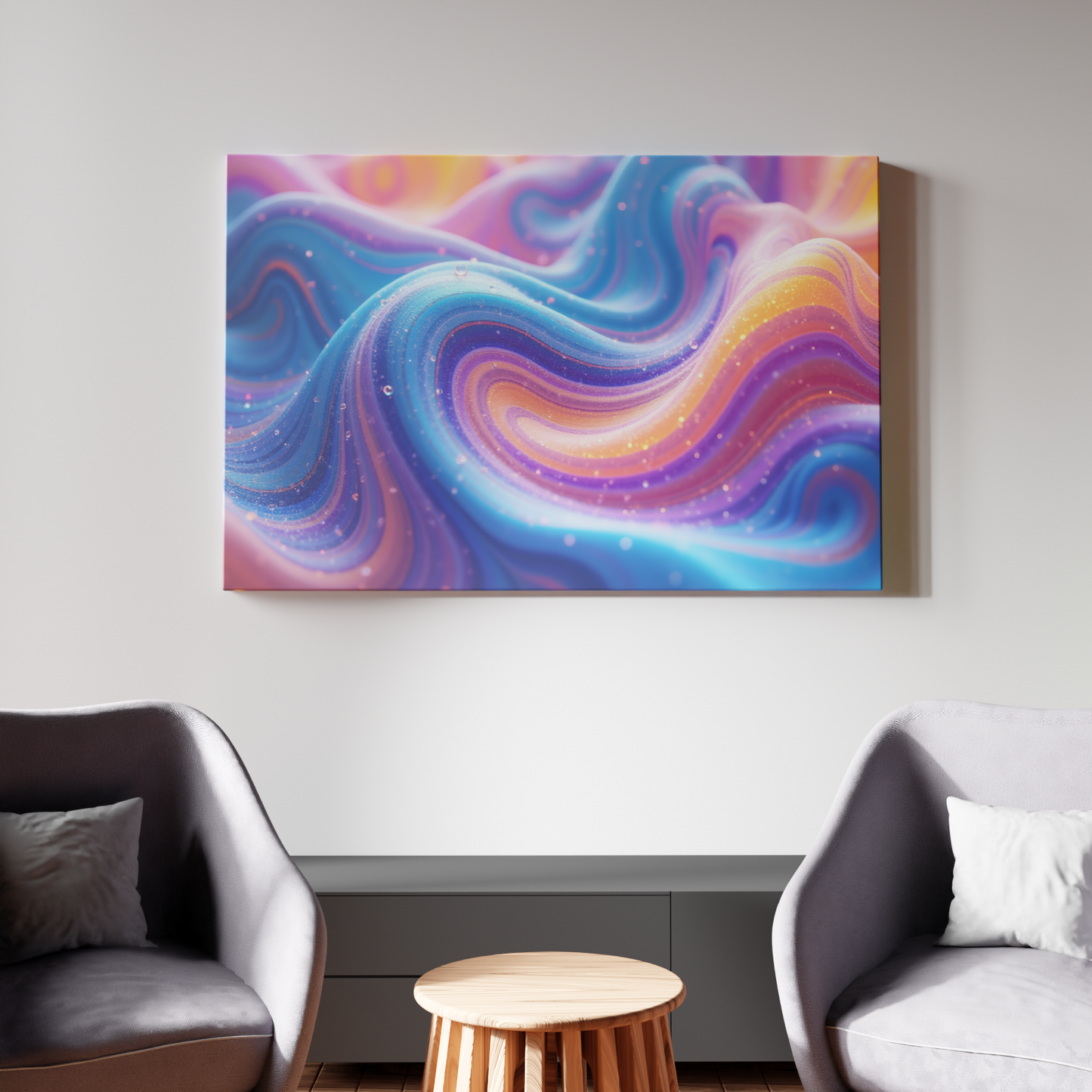 Waves of Vibrant Elegance