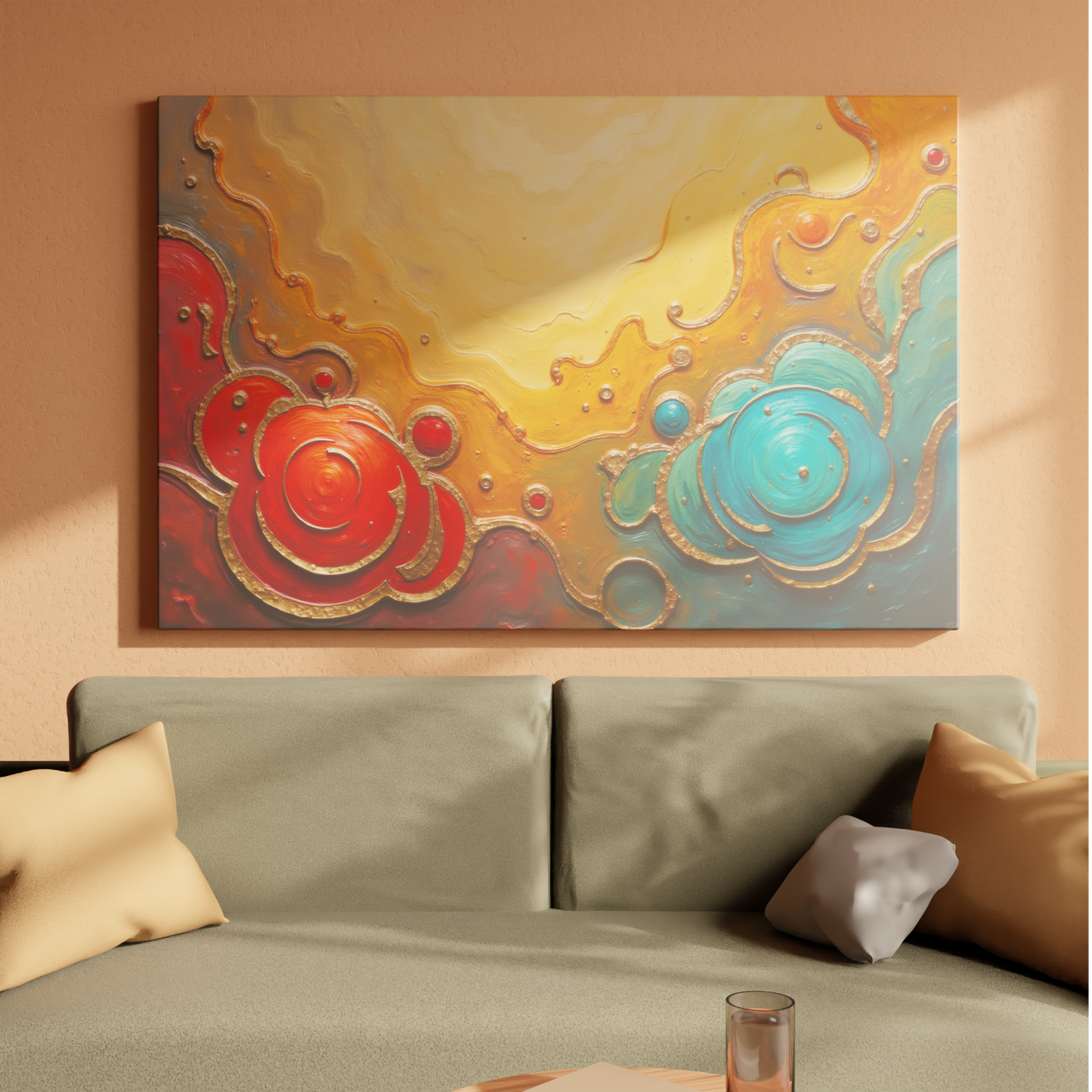 Celestial Swirl of Contrasts