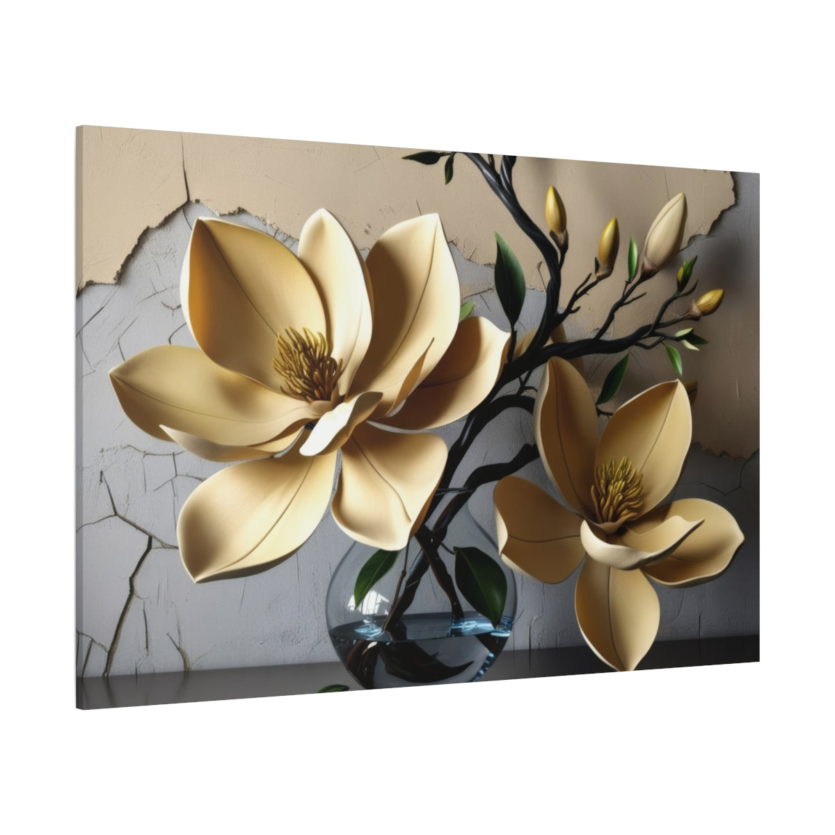 Delicate Blossoms in Glass