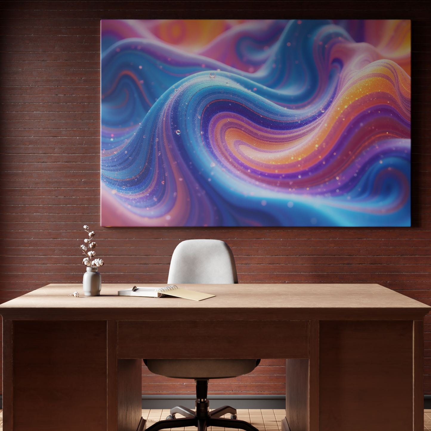 Waves of Vibrant Elegance
