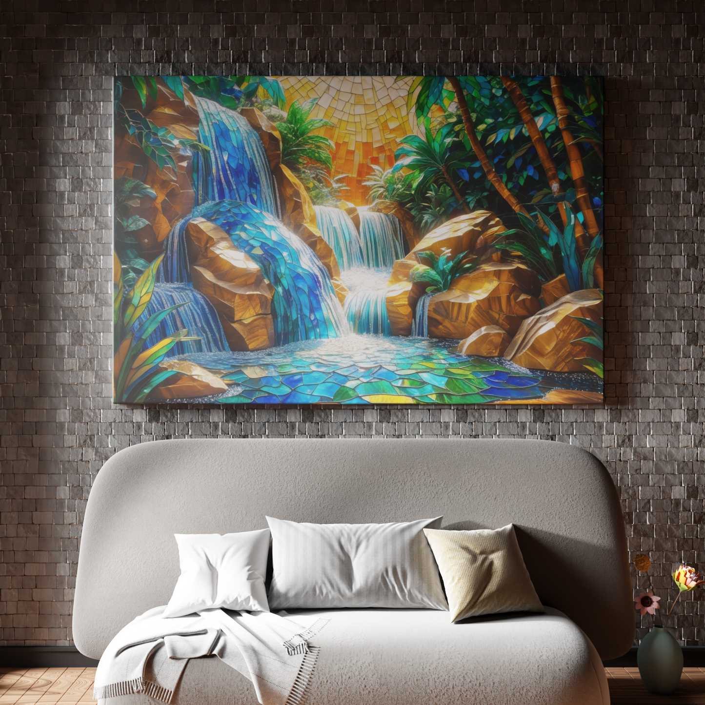 Luminous Jungle Cascade