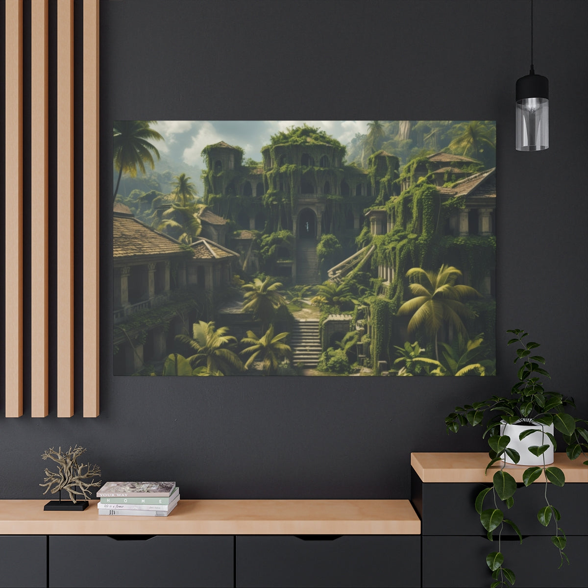 Lush Ruins in the Tropics