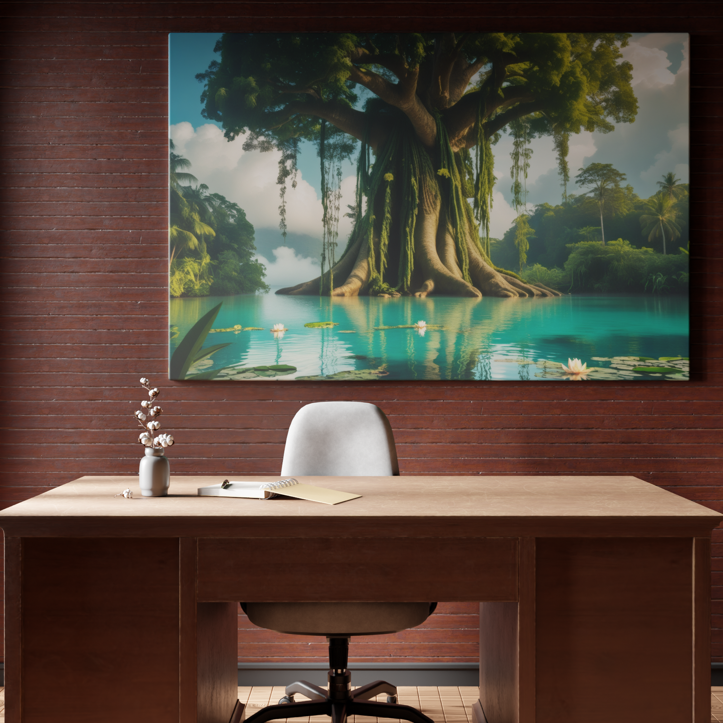 Serenity of the Enchanted Banyan