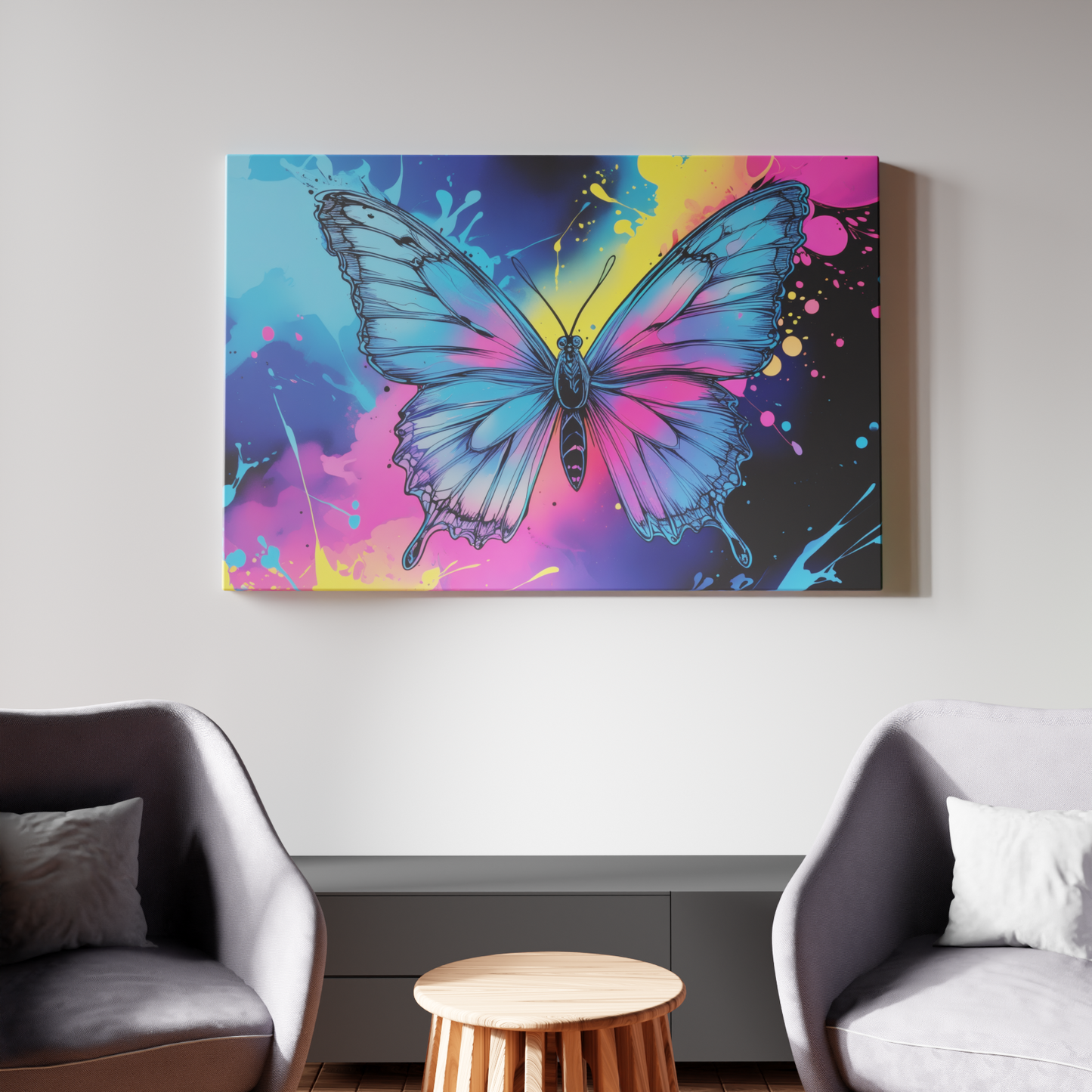 Chromatic Butterfly in Flight