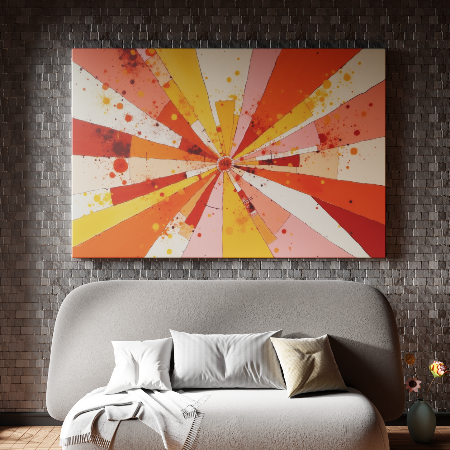 Radiant Burst of Colors