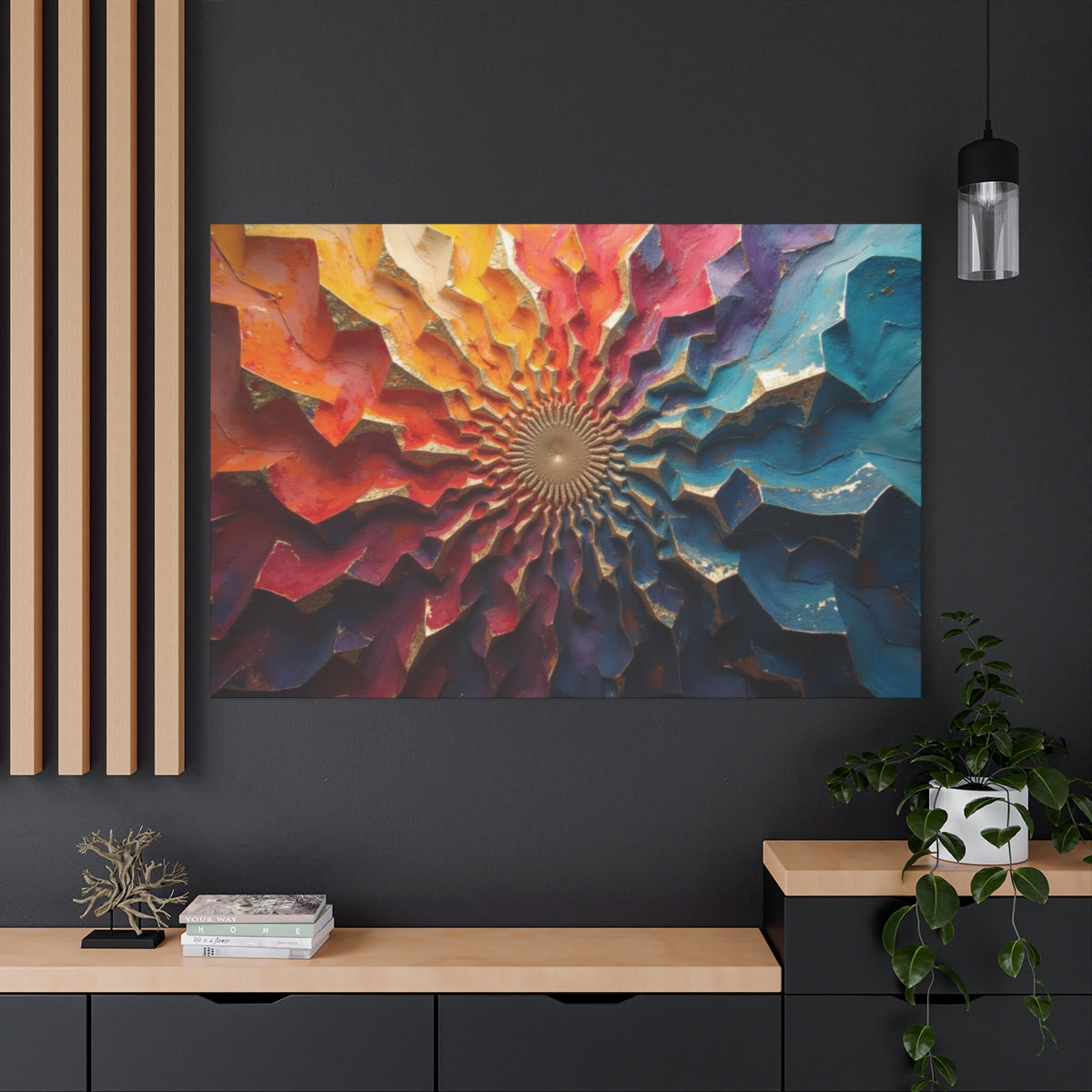 Vortex of Vibrant Hues