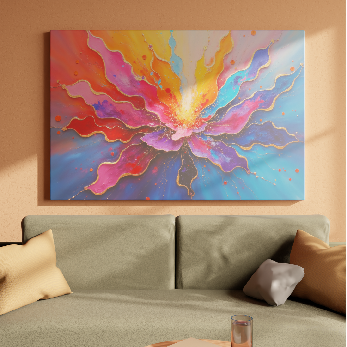 Colorful Burst of Joy