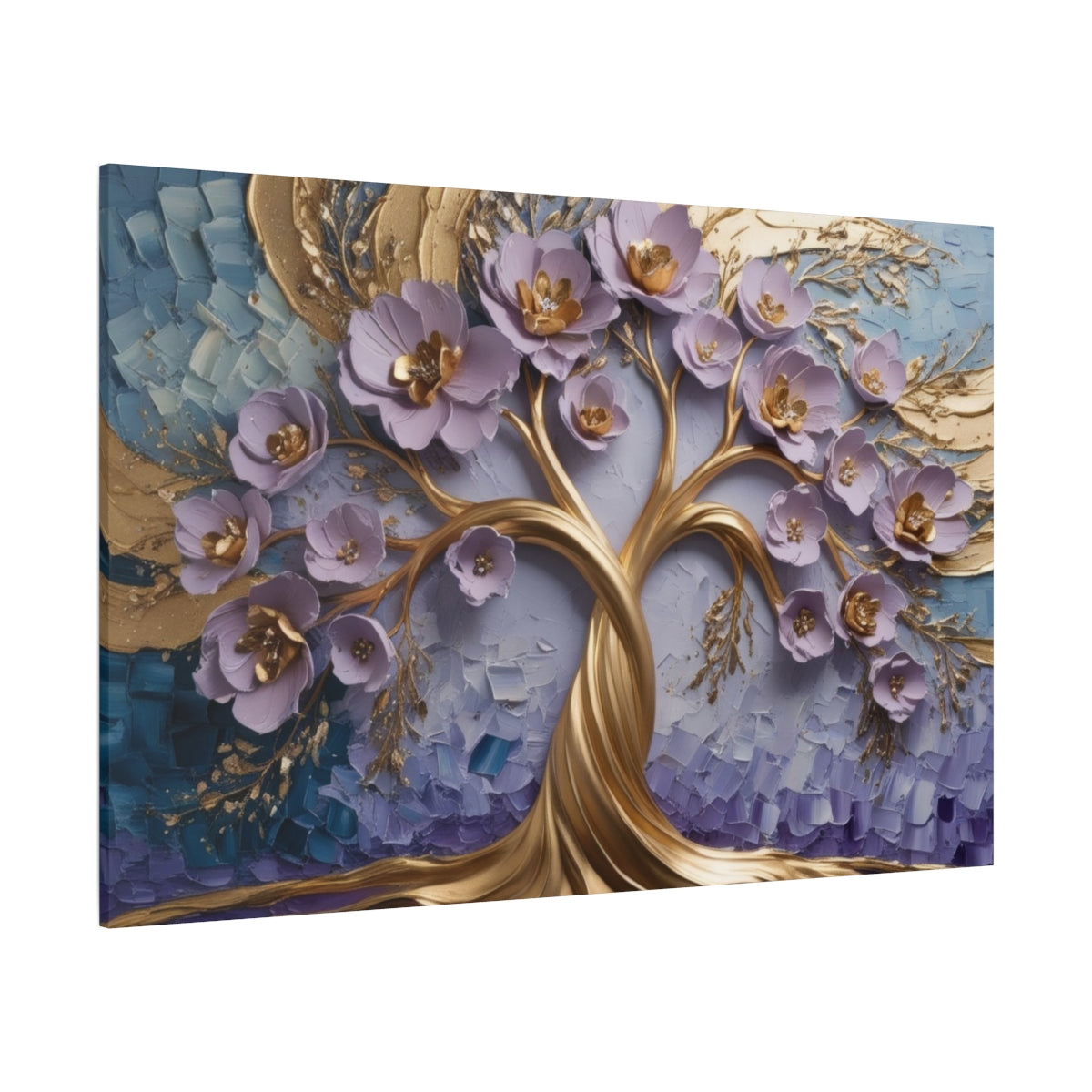 Blossoms of Gold and Lavender