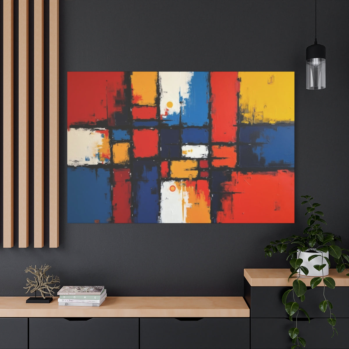 Vibrant Geometric Symphony