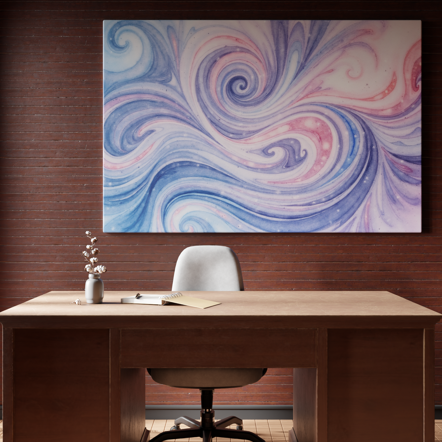 Cosmic Swirls of Serenity