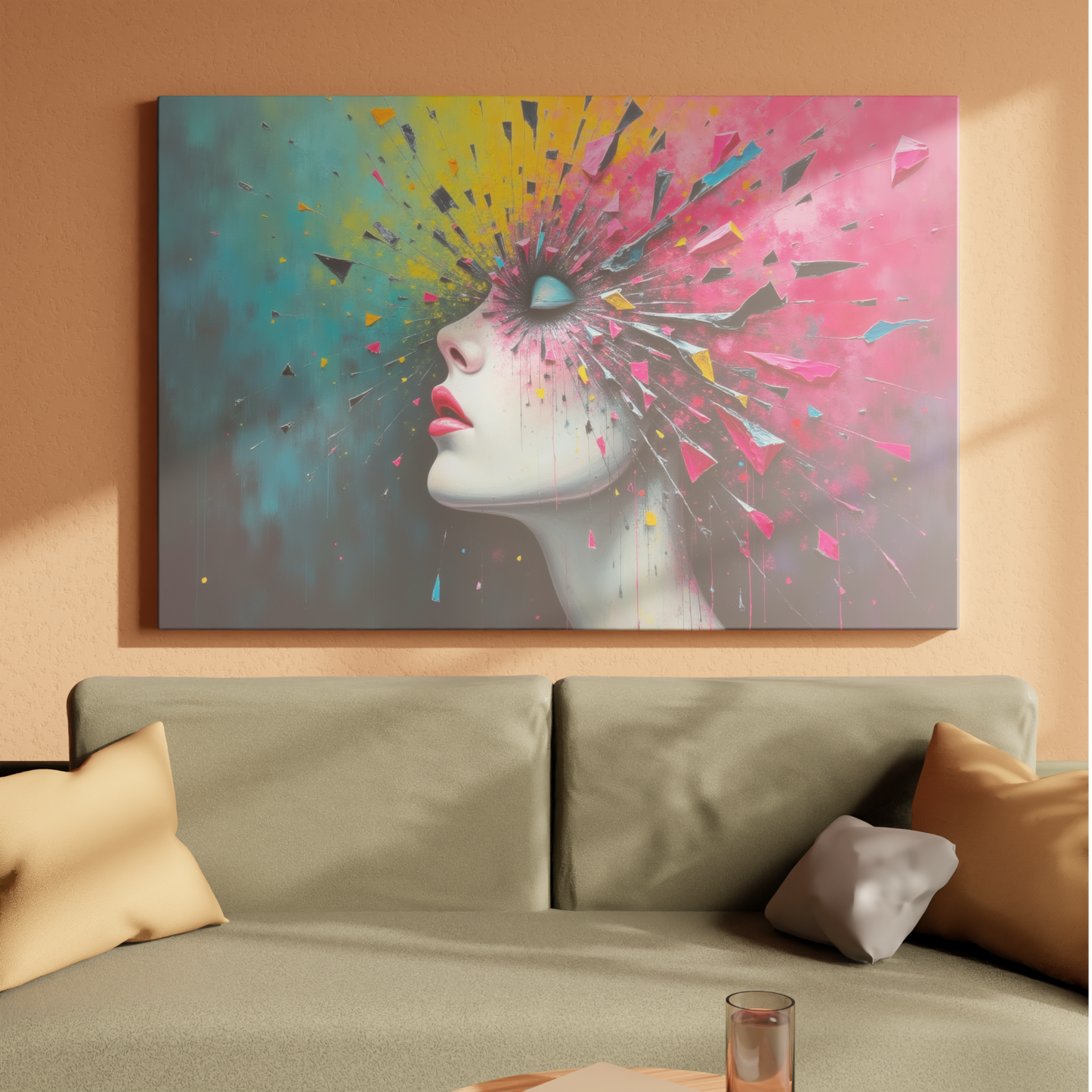 Explosive Color Portrait