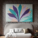 Blossoming Petals in Abstract Harmony
