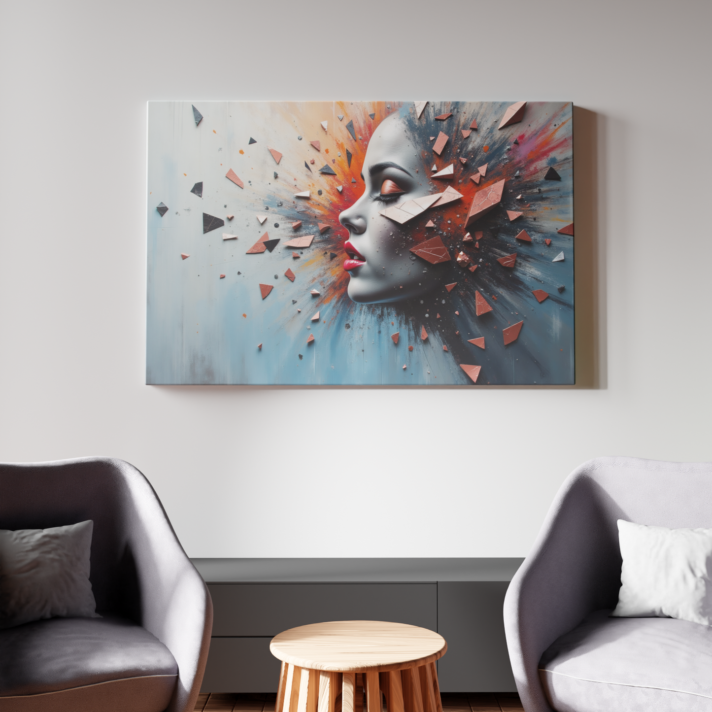 Fragmented Beauty: Shattered Expressions