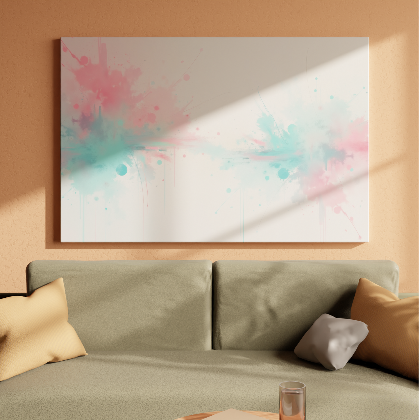 Aqua and Blush Symphony