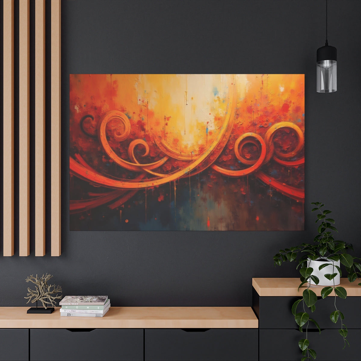 Whirlwind of Fiery Hues